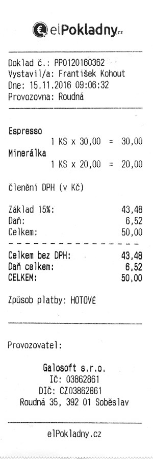 Jak bude vypadat účtenka s kódy BKP, FIK a PKP? Nehezky!, obrázek 1